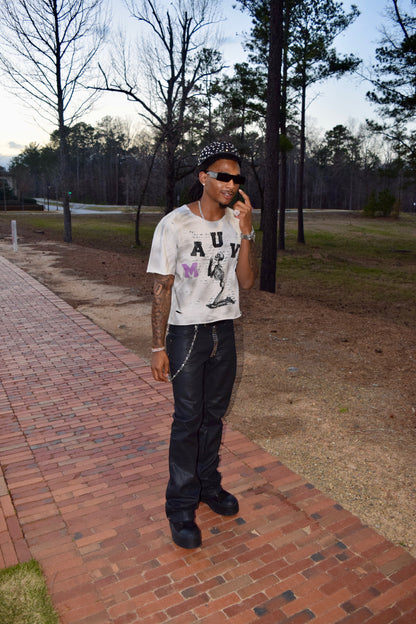 OFF WHITE “PRAYING SKELE”VINTAGE TEE